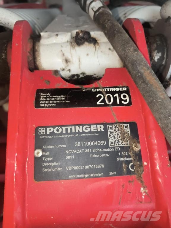 Pöttinger NOVACAT351 ALPHAMOTION ED Uređaji za kosačice