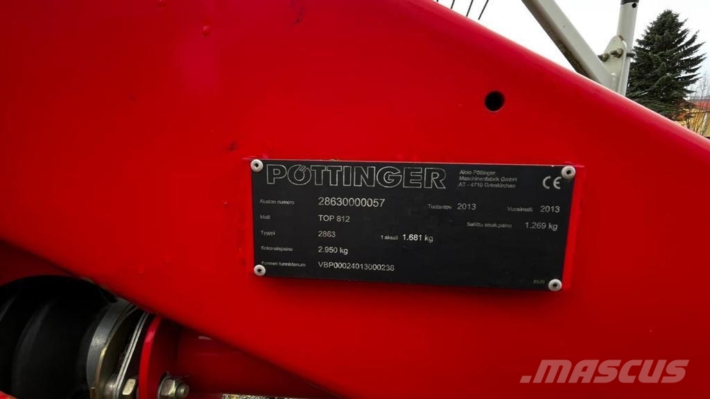 Pöttinger TOP 812 Гребла и сенообръщачки