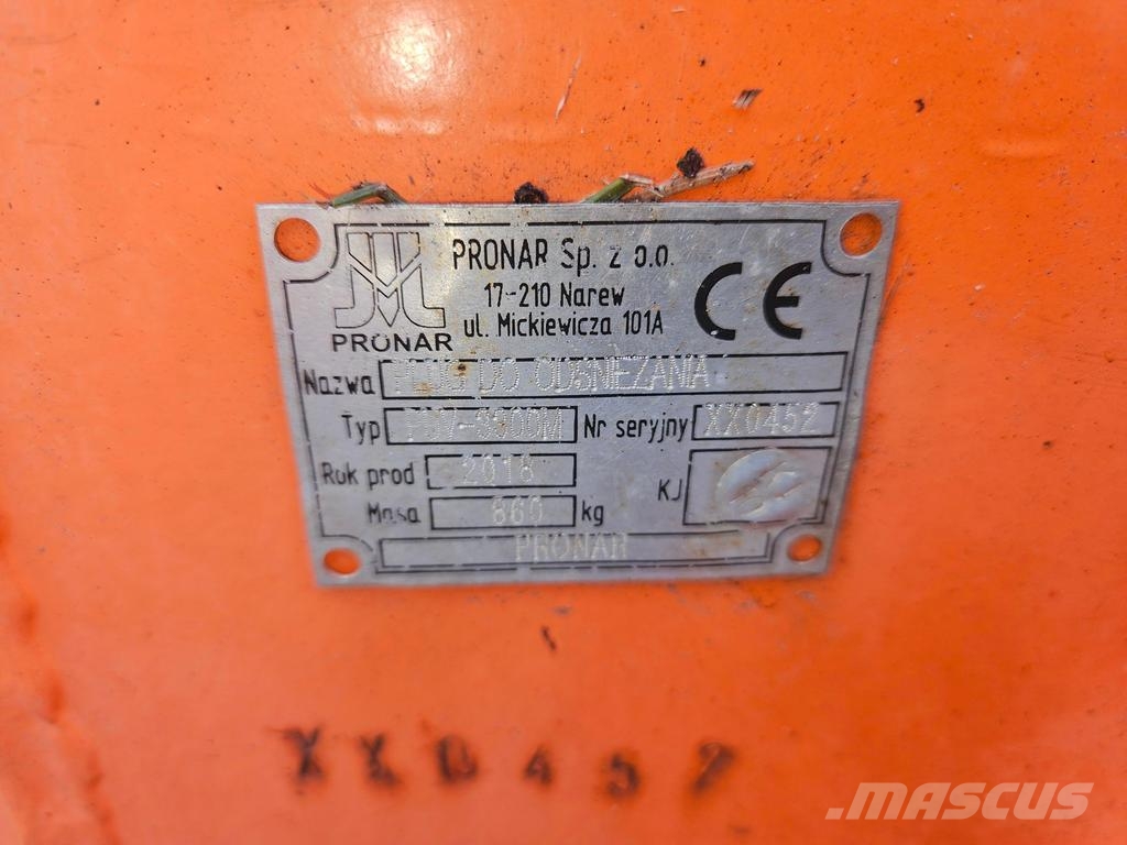 Pronar PUV-3300M Lemiesze i pługi śnieżne