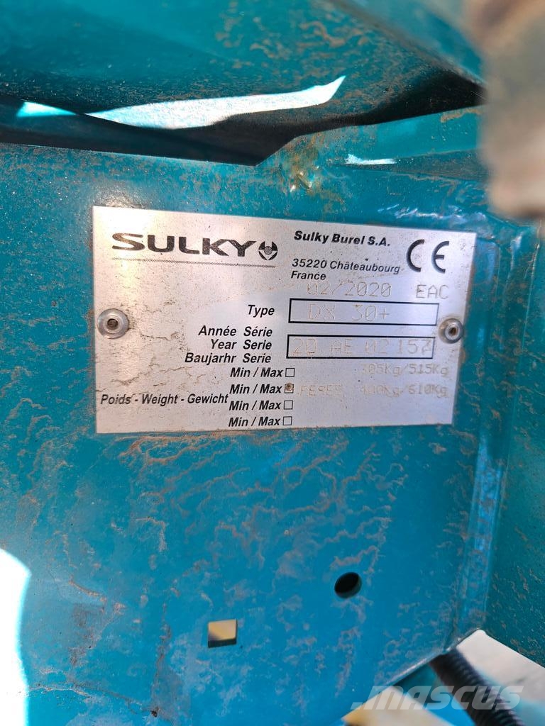 Sulky DX30+ Împrastierea mineralelor
