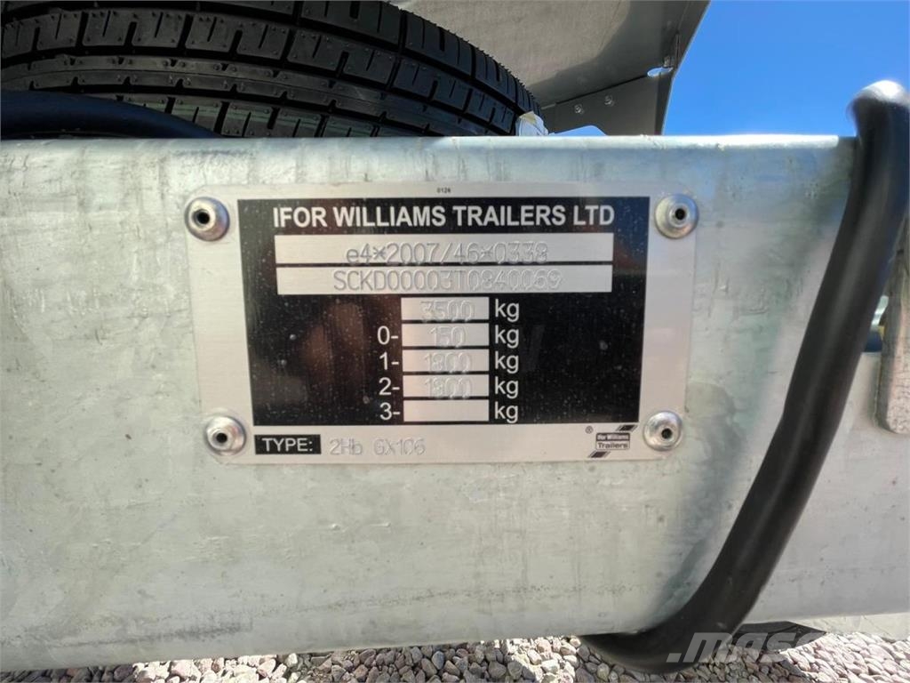 Ifor Williams GX 106 Причепи-фургони