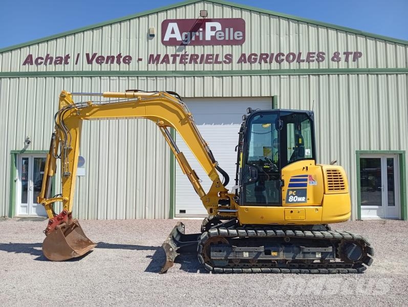 Komatsu PC80 Mini ekskavatörler, 7 tona dek