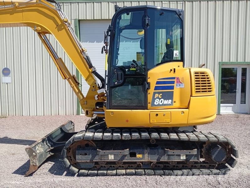 Komatsu PC80 Mini ekskavatörler, 7 tona dek