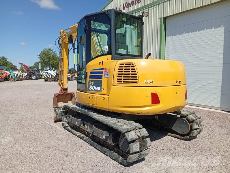 Komatsu PC80 Mini ekskavatörler, 7 tona dek