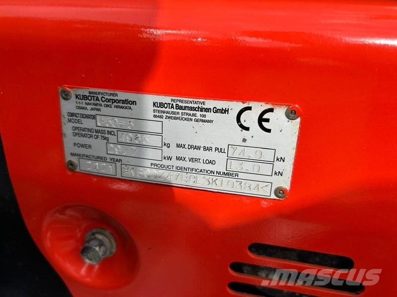 Kubota U50-5 Miniexcavadoras