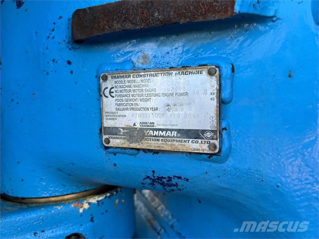 Yanmar SV100 Minigravemaskiner