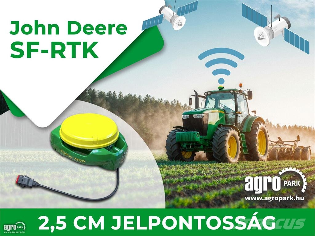 1 éves John Deere SF-RTK 2,5 centiméteres műholdas GPS