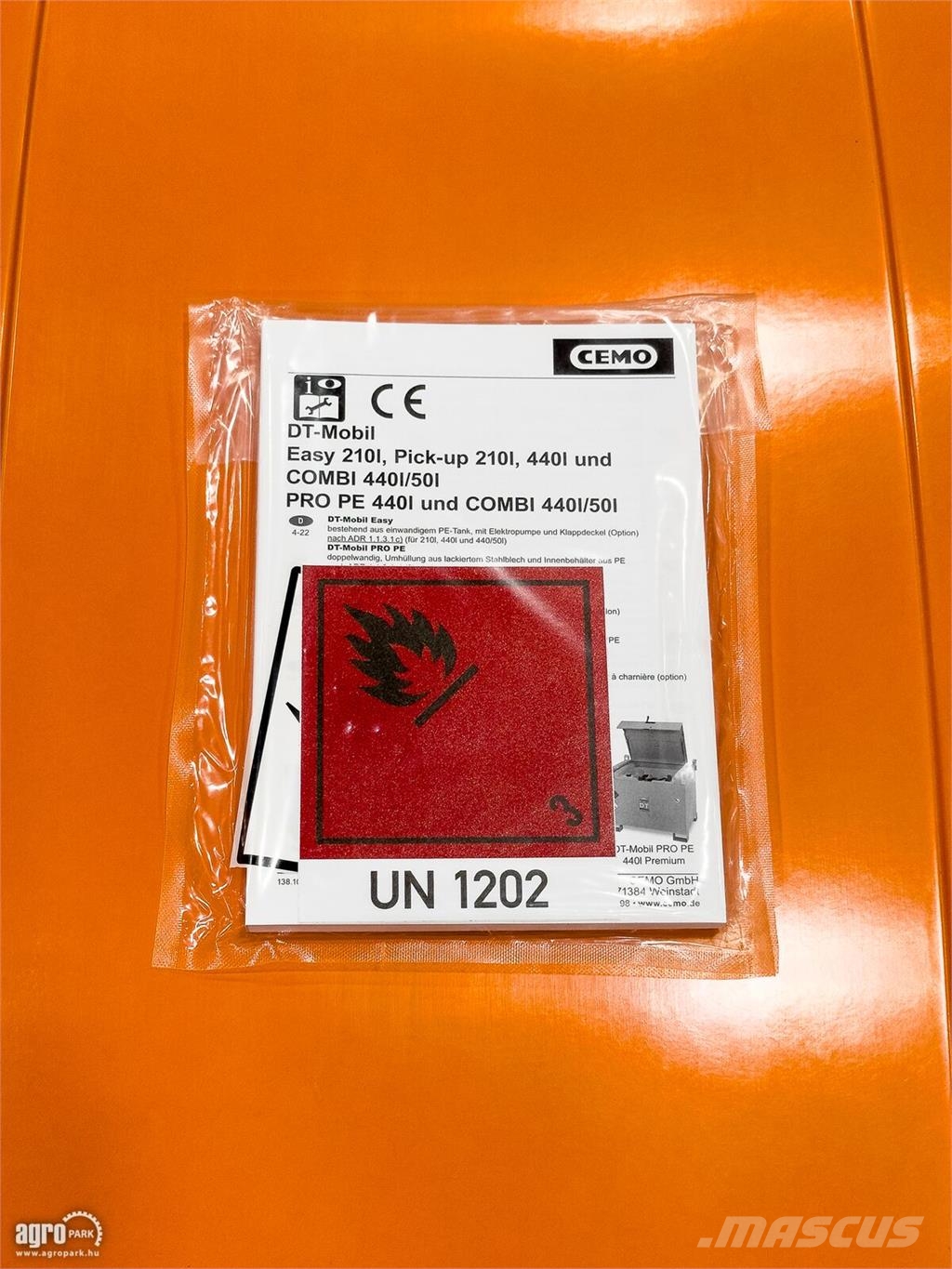 Cemo 440 literes szállítható gázolaj üzemanyag tartály  儲存用貨櫃