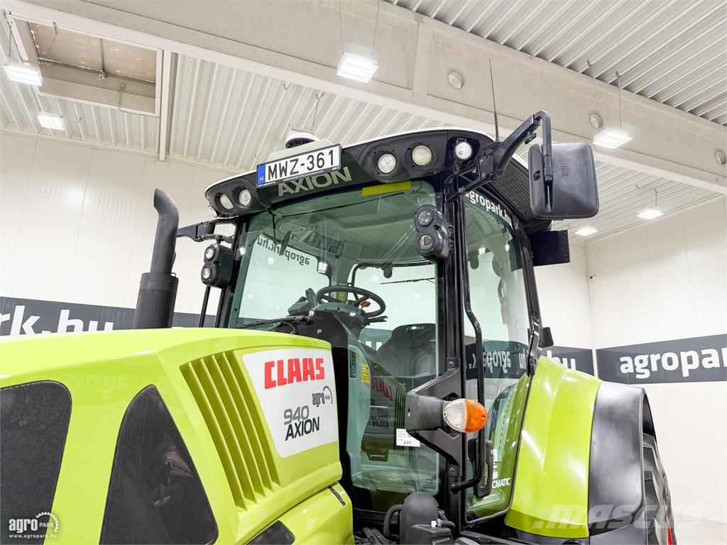 CLAAS Axion 940 CEBIS CMATIC 50 km/h, rugózott híd, rugó Трактори