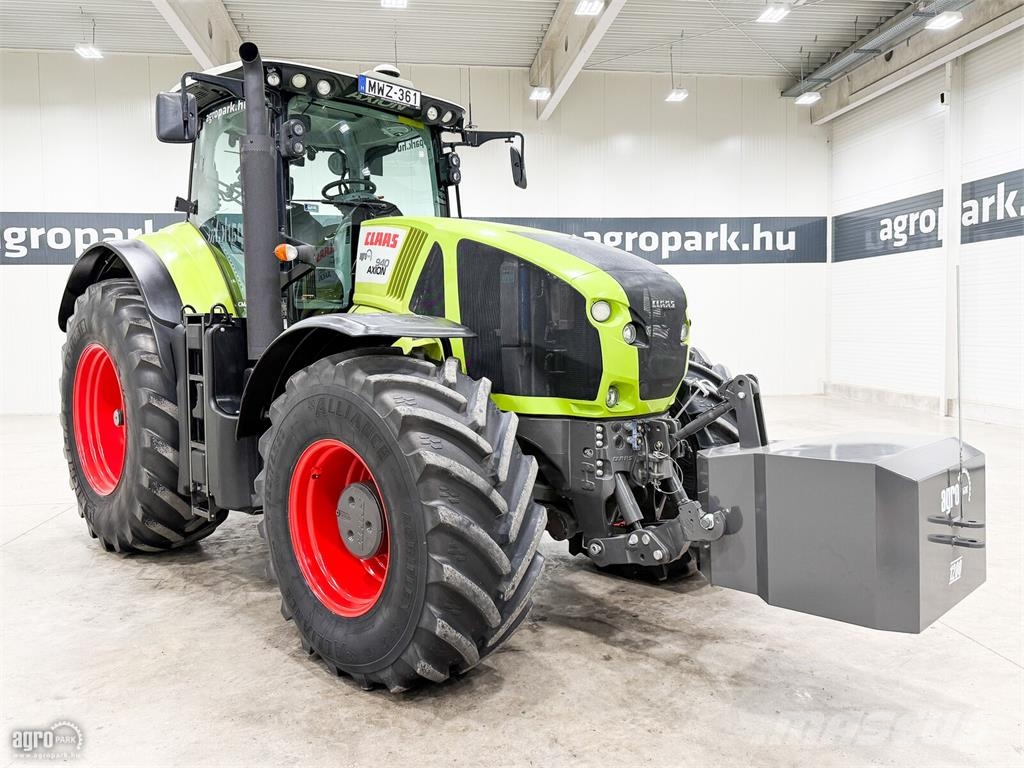 CLAAS Axion 940 CEBIS CMATIC 50 km/h, rugózott híd, rugó Трактори