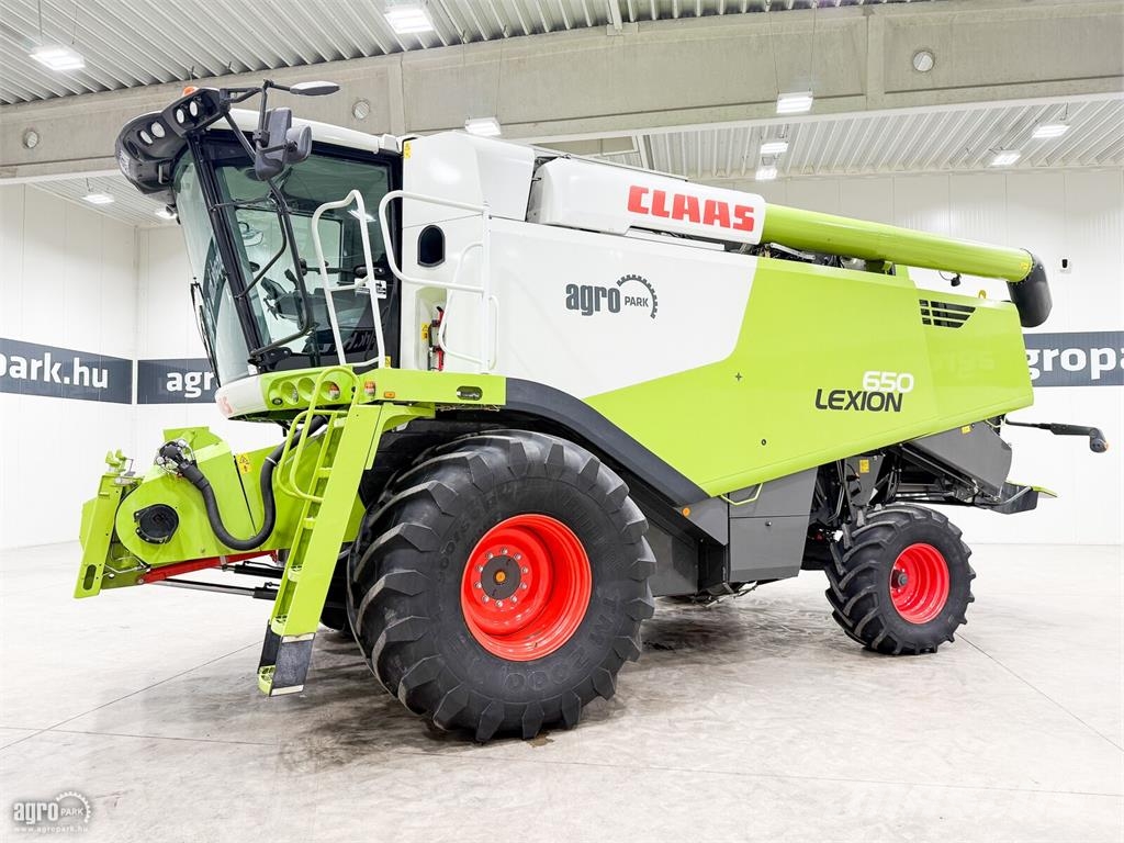 CLAAS Lexion 650 6 ládás, 6,8 m V680 vágóasztal, szállít Kombinované zberacie stroje