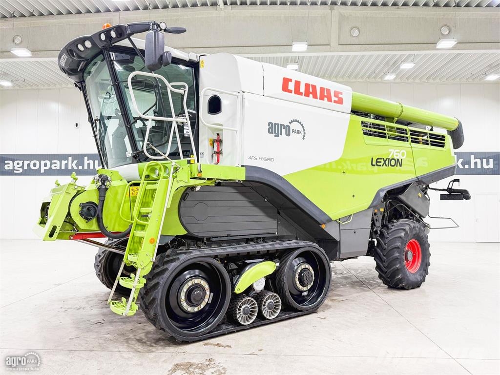 CLAAS Lexion 760TT 10,5 m V1050 asztal, szállítókocsi, r Cosechadoras combinadas