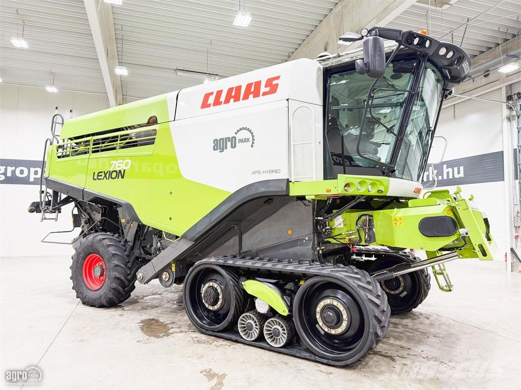 CLAAS Lexion 760TT 10,5 m V1050 asztal, szállítókocsi, r Cosechadoras combinadas