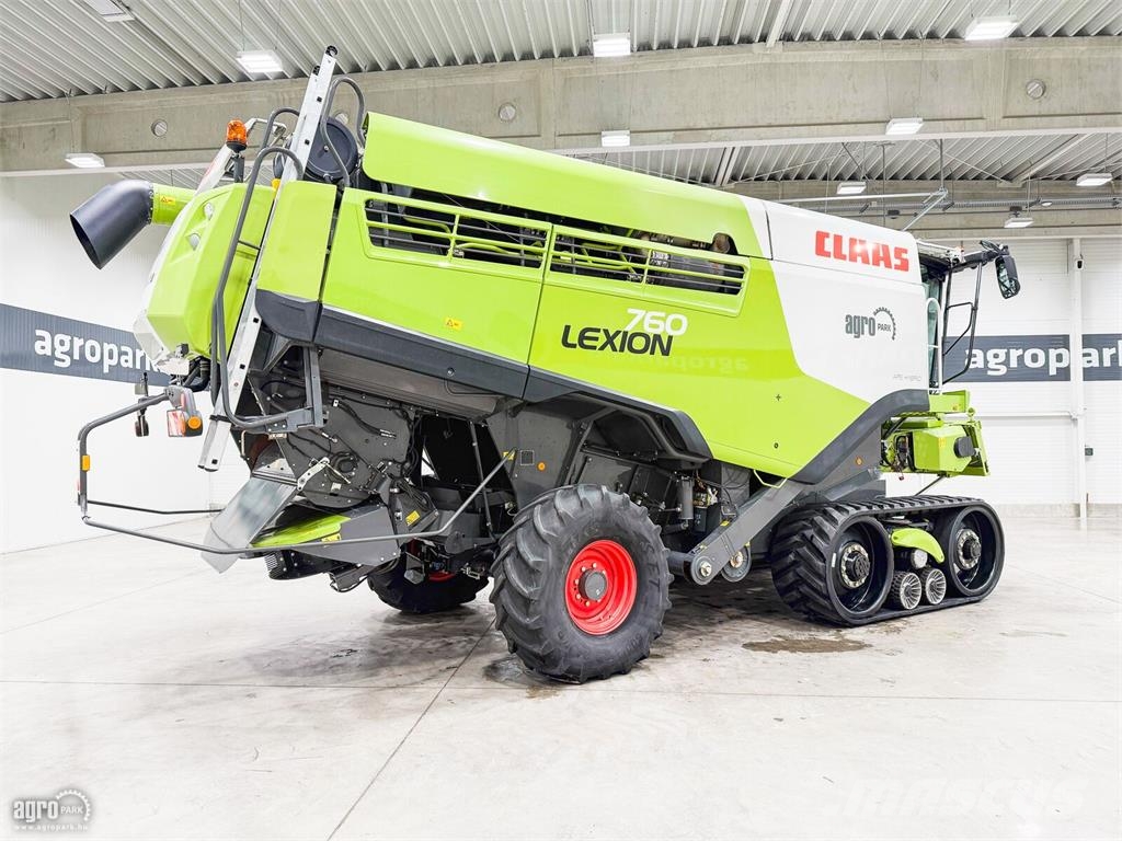 CLAAS Lexion 760TT 10,5 m V1050 asztal, szállítókocsi, r Cosechadoras combinadas