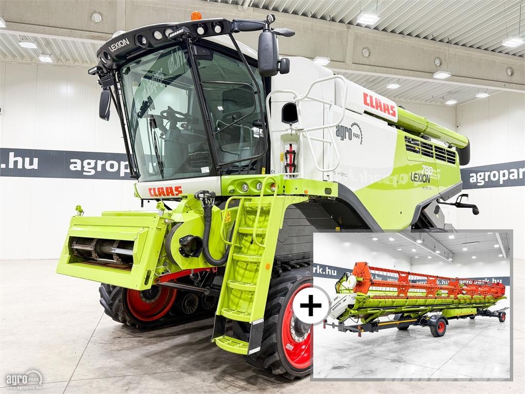 CLAAS Lexion 780TT 4WD 10,8 m V1080 vágóasztal, szállító Combine harvesters