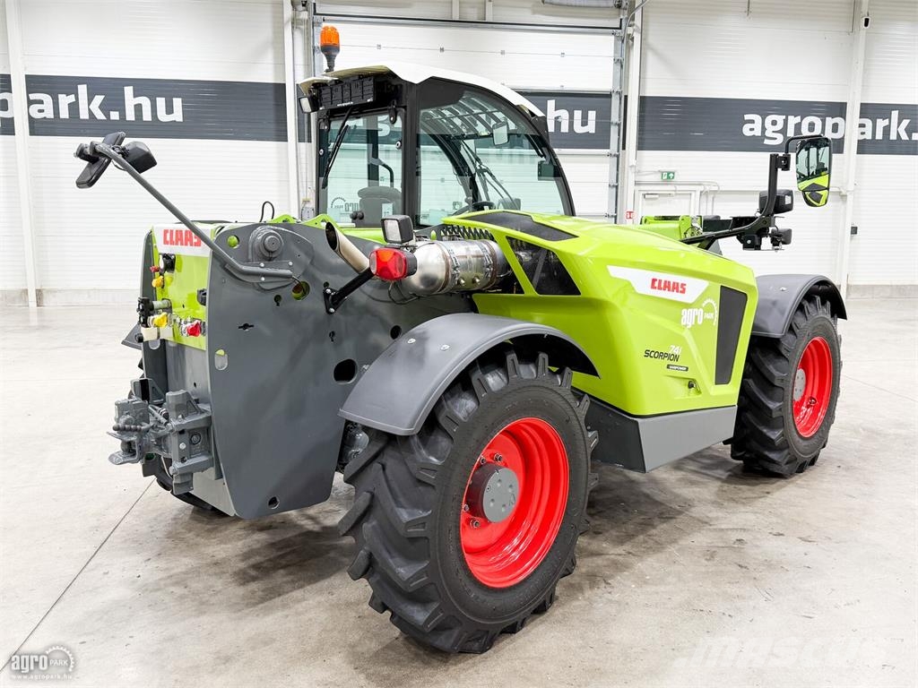 CLAAS Scorpion 741 VariPower 7 m emelés, 4.100 kg teherb Συστήματα τηλεχειρισμού για τη γεωργία