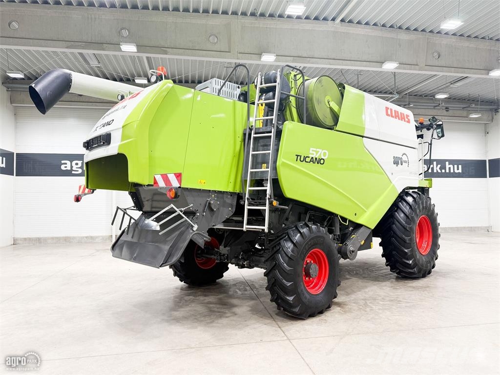 CLAAS Tucano 570 4WD APS Hybrid rotoros, 6,6 m V660 vágó Kombinované zberacie stroje