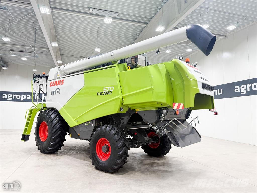 CLAAS Tucano 570 4WD APS Hybrid rotoros, 6,6 m V660 vágó Kombinované zberacie stroje