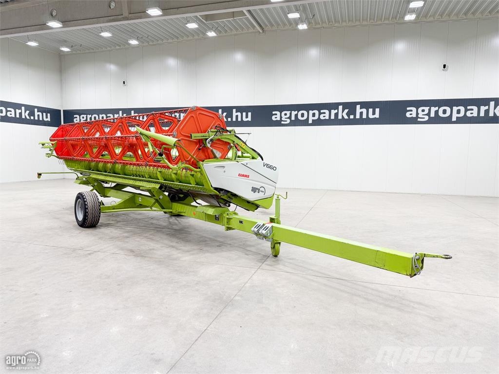 CLAAS Tucano 570 4WD APS Hybrid rotoros, 6,6 m V660 vágó Kombinované zberacie stroje