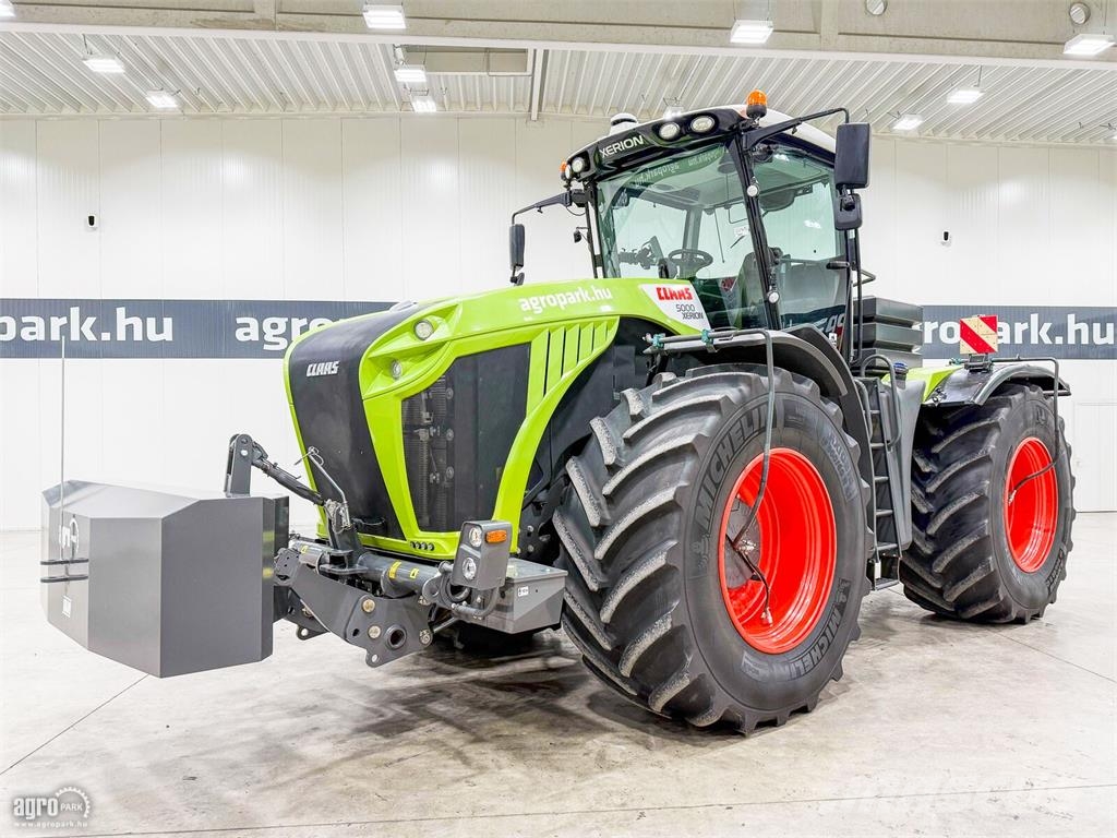 CLAAS Xerion 5000 ZF 50 km/h, rugózott fülke, RTK S10, l Tractors