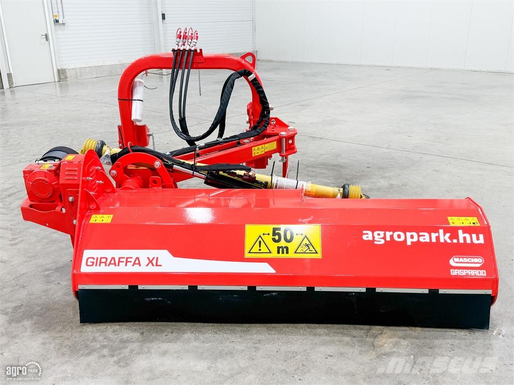 Gaspardo Giraffa XL 210 SE 2,12 m munkaszélességű szárzúzó, ماكينات جز العشب