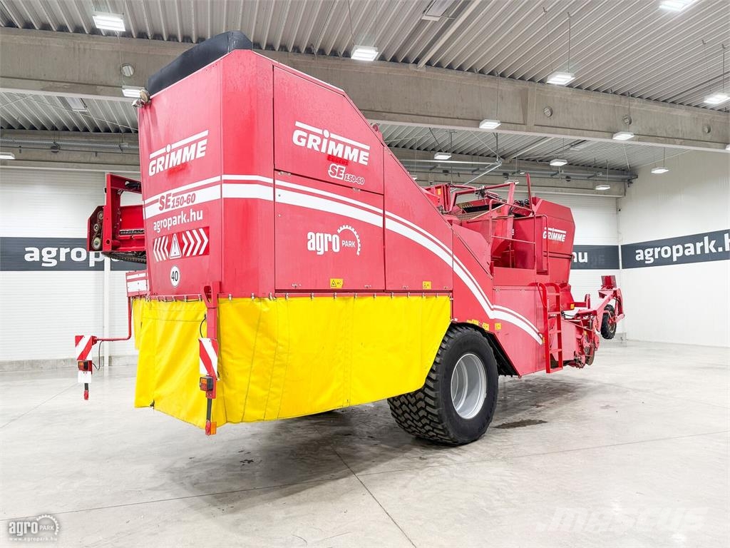 Grimme SE 150-60 vontatott burgonya betakarítógép, 757 he Πατατοεξαγωγέας