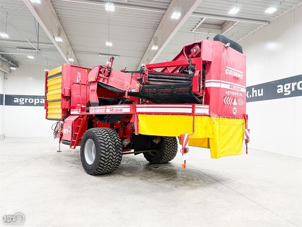 Grimme SE 150-60 vontatott burgonya betakarítógép, 757 he Πατατοεξαγωγέας
