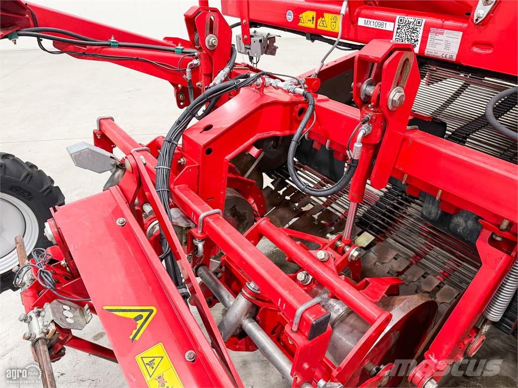 Grimme SE 260 vontatott burgonya betakarítógép, C50 monit حفارات وحصادات البطاطس