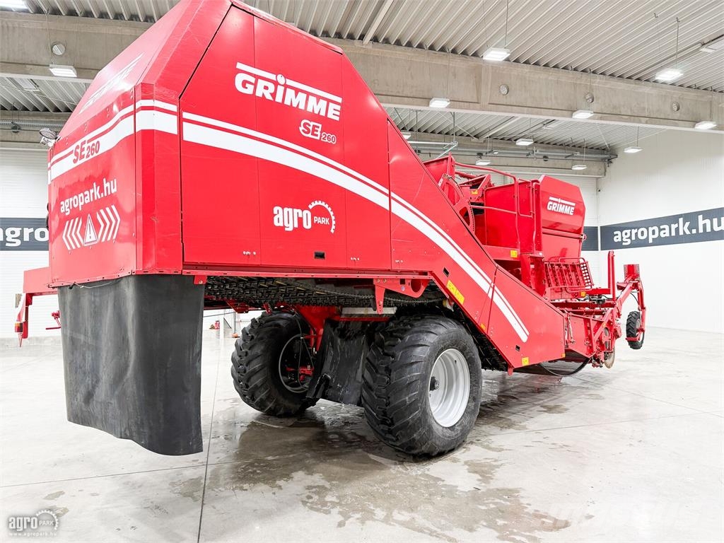 Grimme SE 260 vontatott burgonya betakarítógép, C50 monit حفارات وحصادات البطاطس