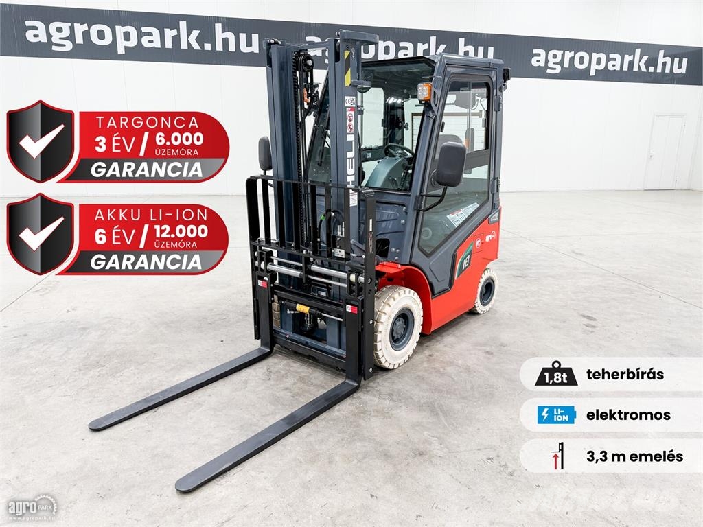 Heli G2-S 1,8 tonnás Li-ion elektromos targonca 3,3 mét Empilhadores eléctricos
