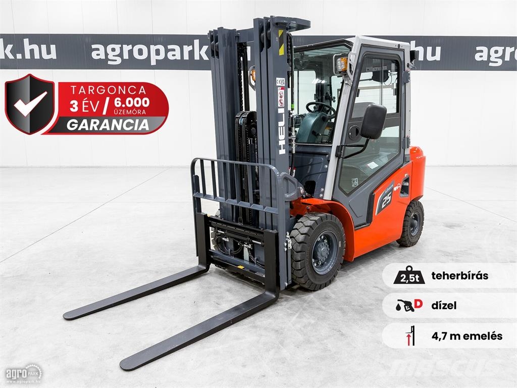 Heli G3 2,5 t targonca 柴油叉车