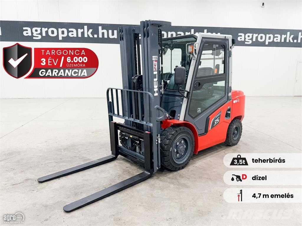 Heli G3 3,5 tonnás Dízel targonca 4,7 méteres emeléssel Dyzeliniai krautuvai