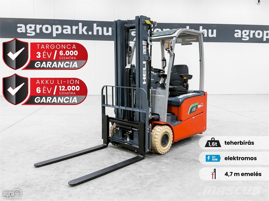 Heli G3-S 1,6 t targonca Stivuitor electric