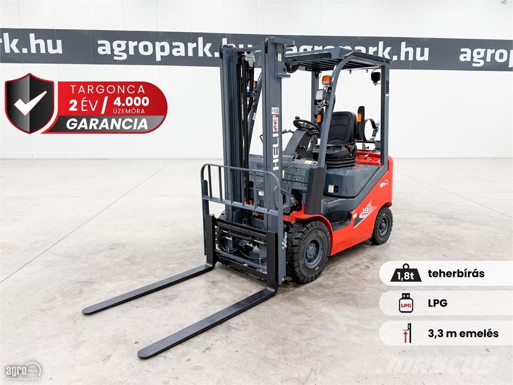 Heli H3 1,8 t targonca Gázüzemű targoncák