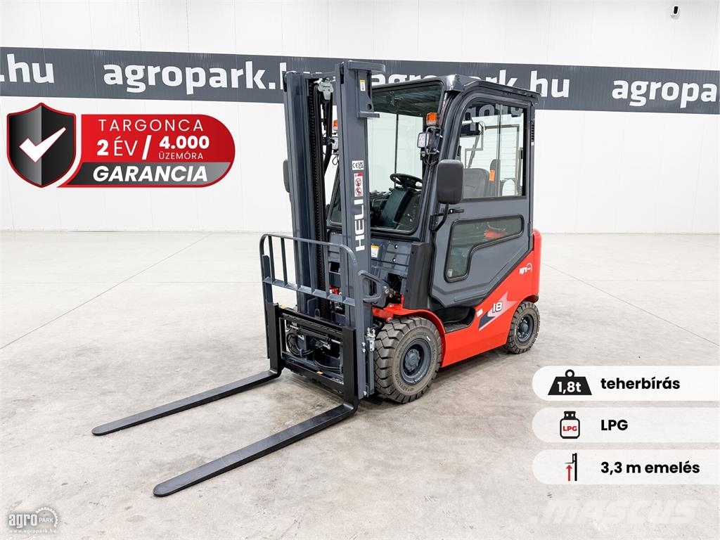 Heli H3 1,8 t targonca Gázüzemű targoncák