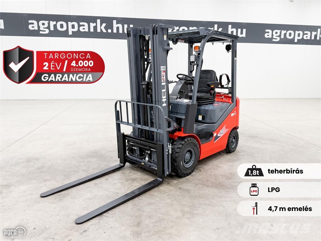 Heli H3 1,8 t targonca Gázüzemű targoncák