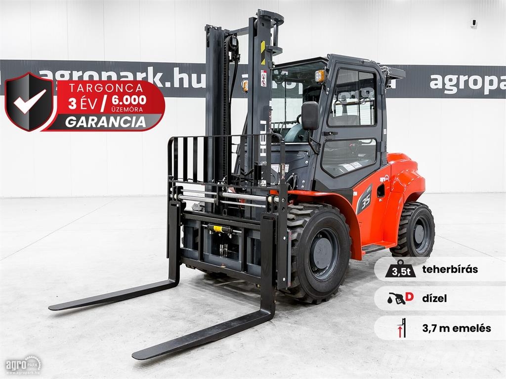 Heli R 3,5 tonnás terepes 2WD/4WD Dízel targonca 3,7 mé Diesel heftrucks