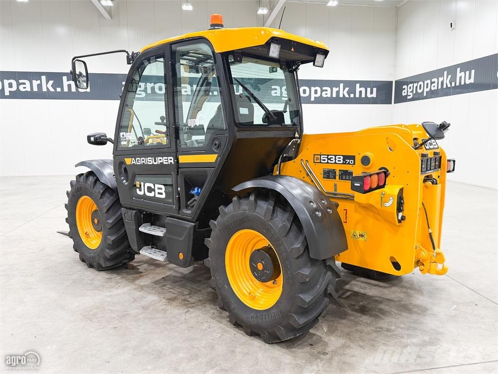 JCB 538-70 Agri Super 7 m emelés, 3.800 kg teherbírás, Teleszkópos mezőgazdasági rakodók
