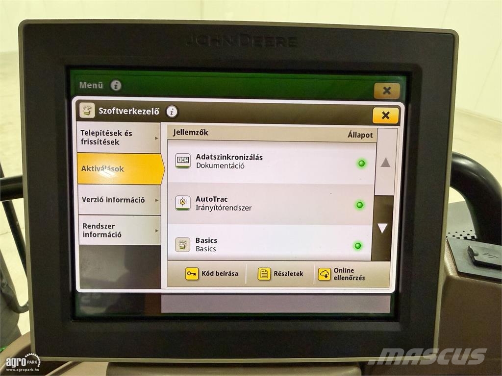 John Deere 6145R AutoQuad Plus 20/20 40 km/h váltó, rugózott Трактора