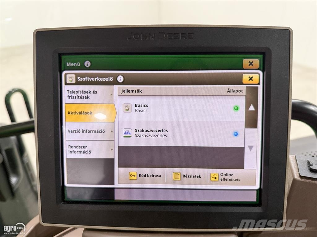 John Deere 6145R AutoQuad Plus 20/20 40 km/h váltó, rugózott Трактора