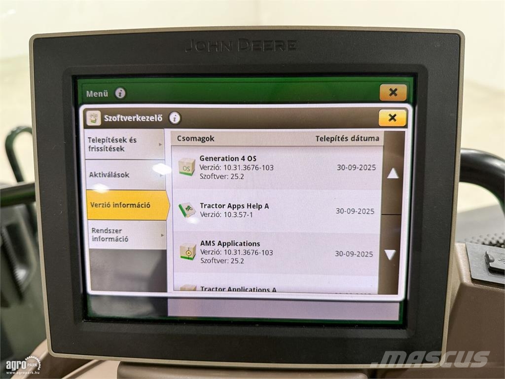 John Deere 6145R AutoQuad Plus 20/20 40 km/h váltó, rugózott Трактора