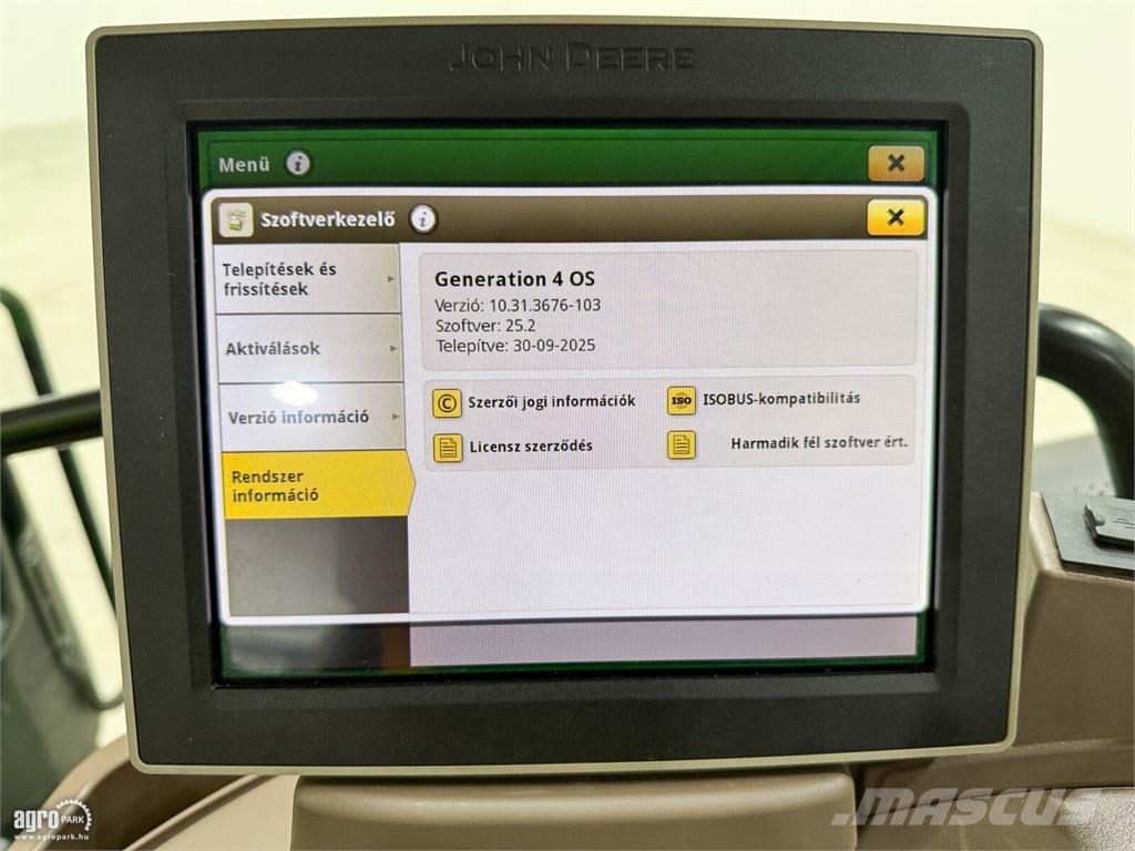 John Deere 6145R AutoQuad Plus 20/20 40 km/h váltó, rugózott Трактора