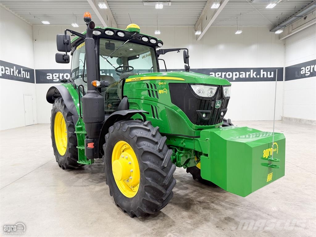 John Deere 6145R AutoQuad Plus 20/20 40 km/h váltó, rugózott Трактора
