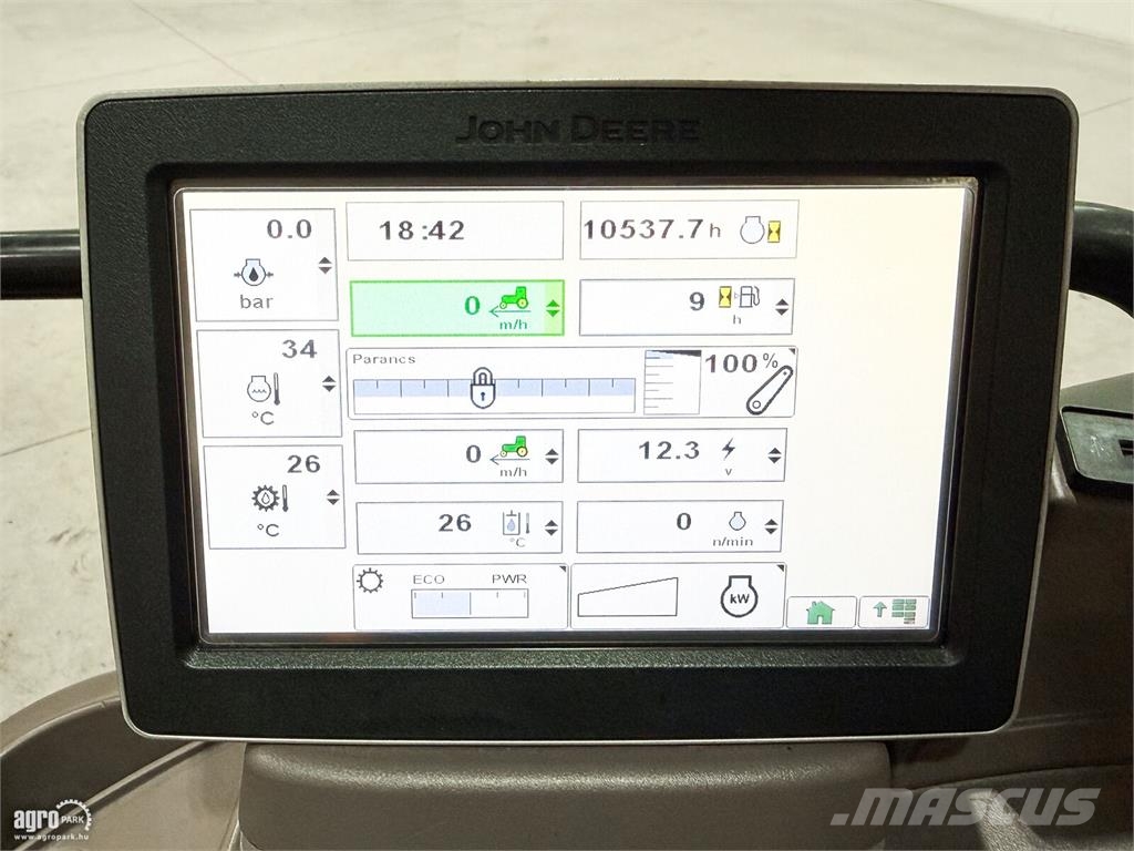 John Deere 6150R AutoQuad Plus 20/20 50 km/h váltó, rugózott الجرارات