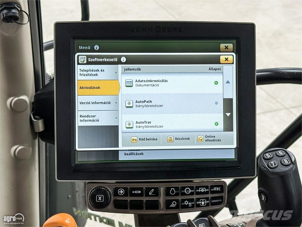 John Deere 6155R DirectDrive 24/24 50km/h váltó, rugózott híd Tractoren