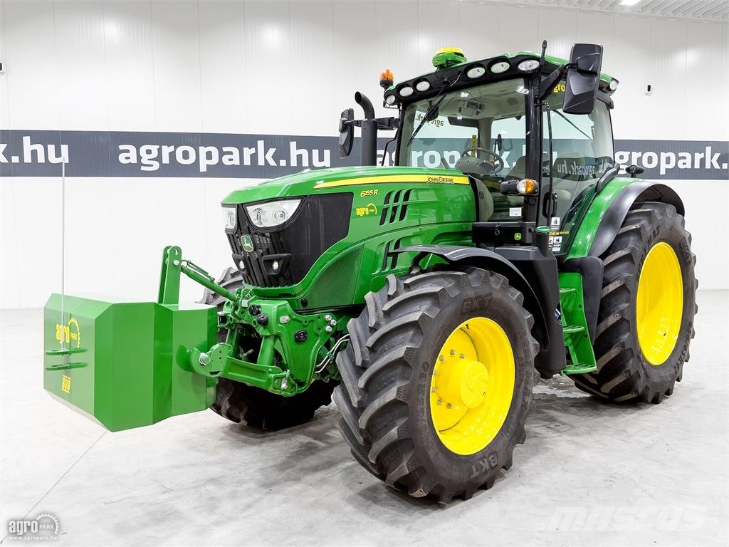 John Deere 6155R DirectDrive 24/24 50km/h váltó, rugózott híd Tractoren
