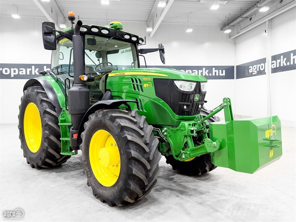 John Deere 6155R DirectDrive 24/24 50km/h váltó, rugózott híd Tractoren