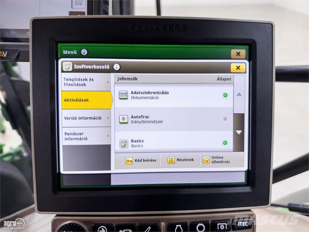 John Deere 6155R traktor, DirectDrive 50 km/h, rugózott híd,  Tractores