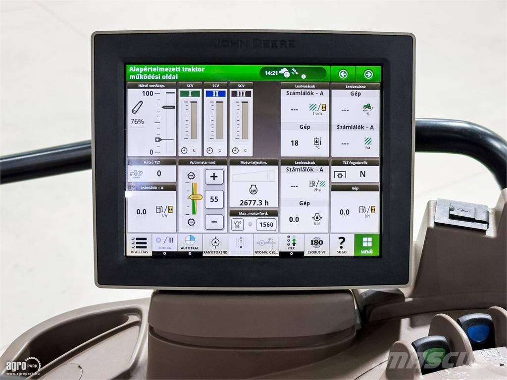 John Deere 6175R AutoQuad Plus 20/20 50 km/h váltó, rugózott Traktorit