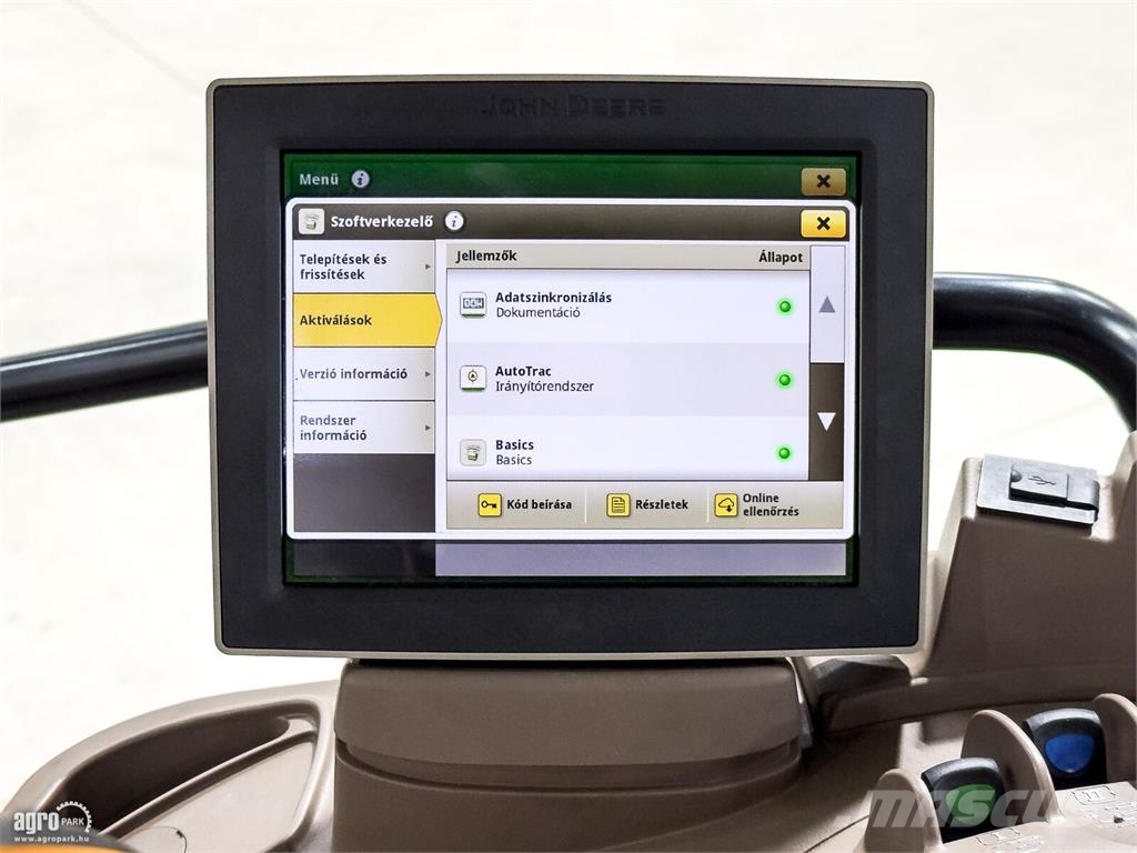 John Deere 6175R AutoQuad Plus 20/20 50 km/h váltó, rugózott Traktorit